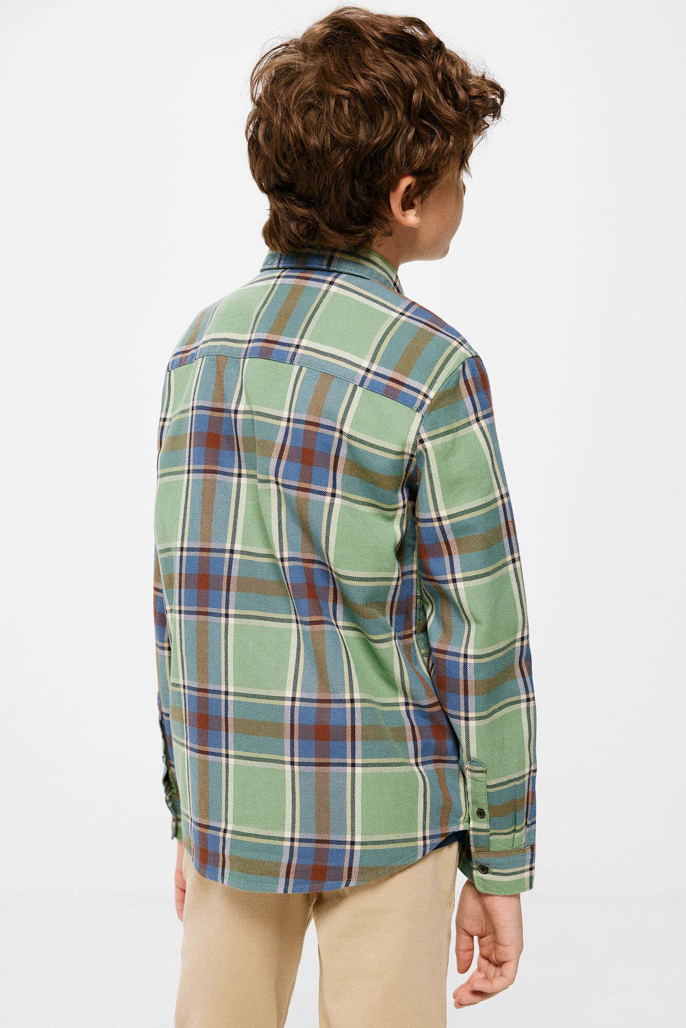 Camisa xadrez infantil
