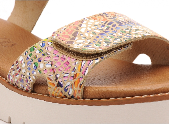 Eva frutos nu pieds plats femme 3265 multicolore