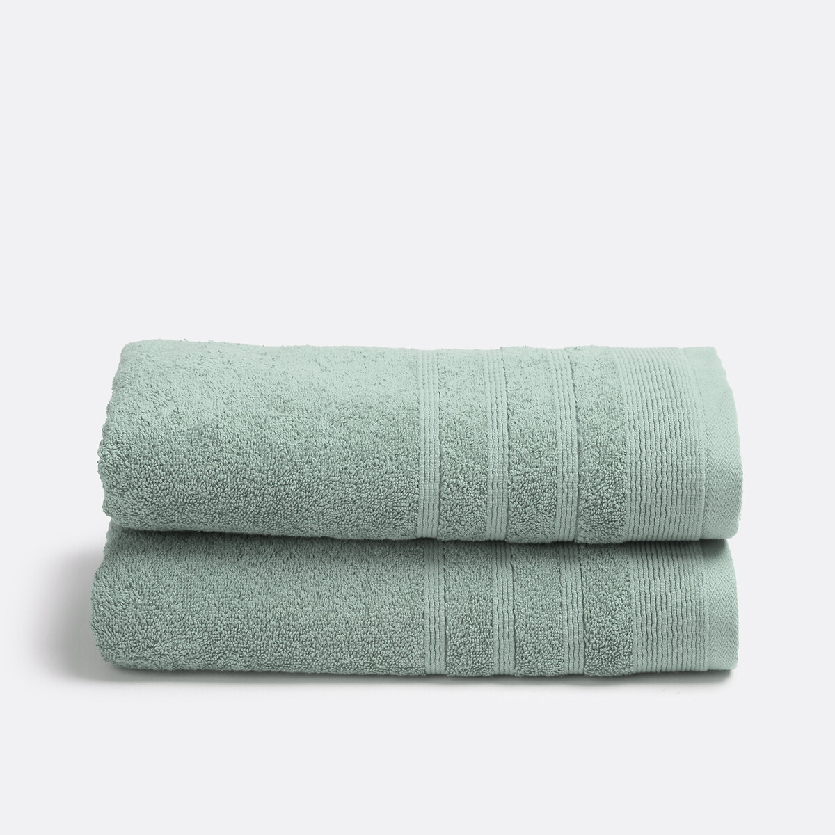 LA REDOUTE INTERIEURS<br>Conjunto de 2 toalhas felpudas 600 g/m², Zavara