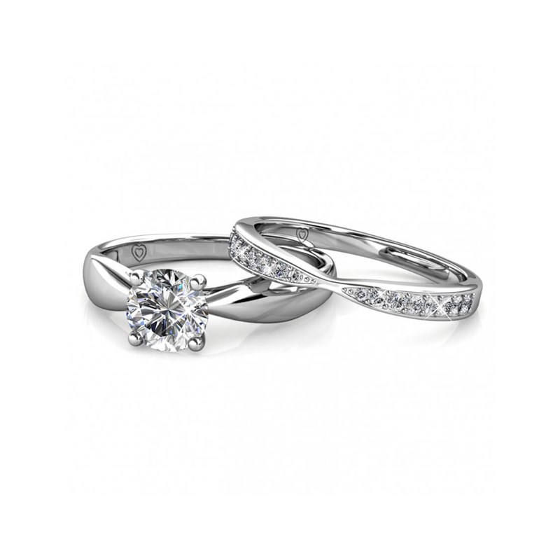 Bague Prestige - Argenté et Cristal