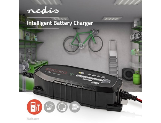 NEDIS - Chargeur de batterie au plomb 3,8 a universel