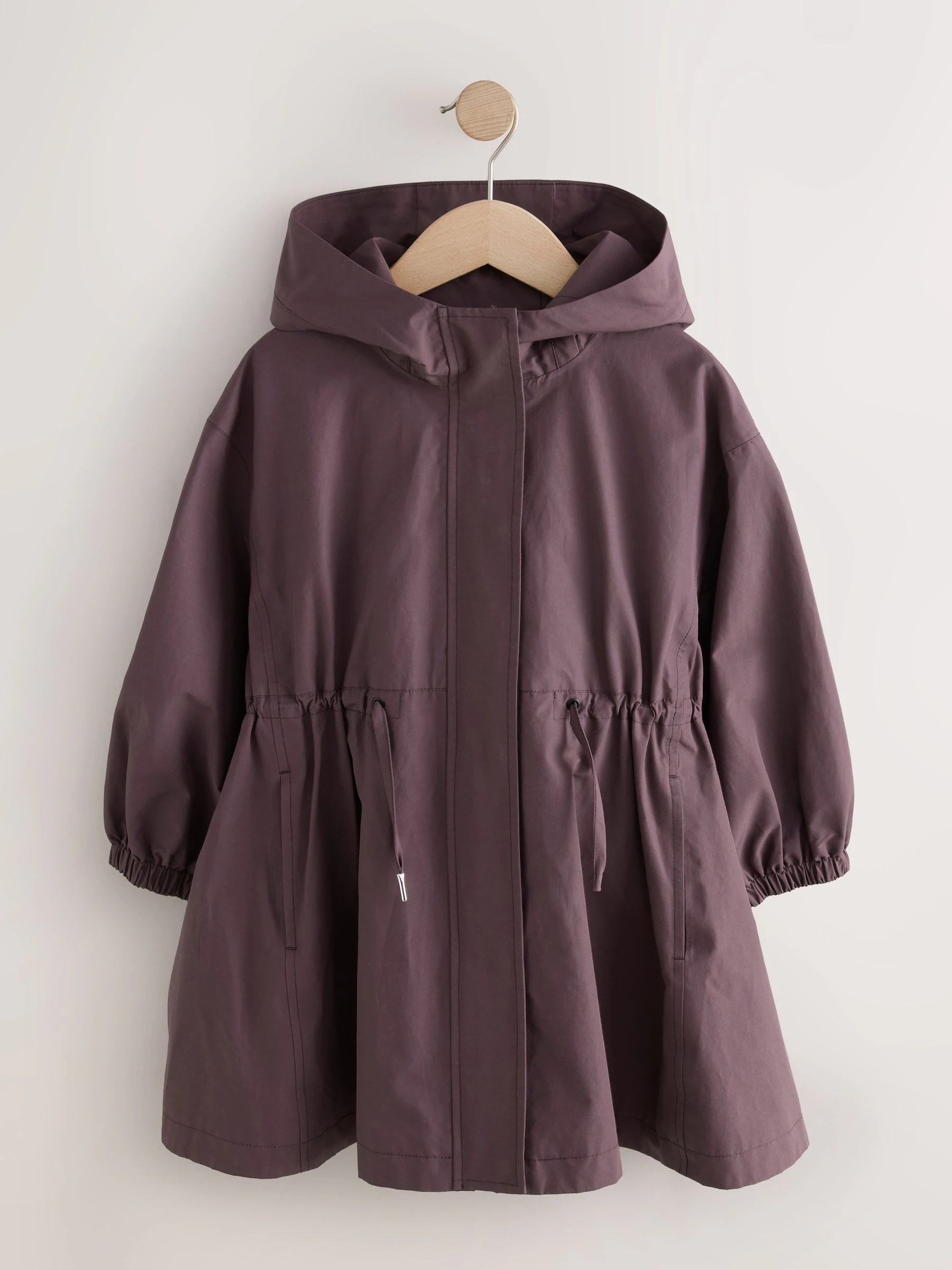 Bordeauxrood - Waterdichte Cagoule-jas met rok (3-16jaar)