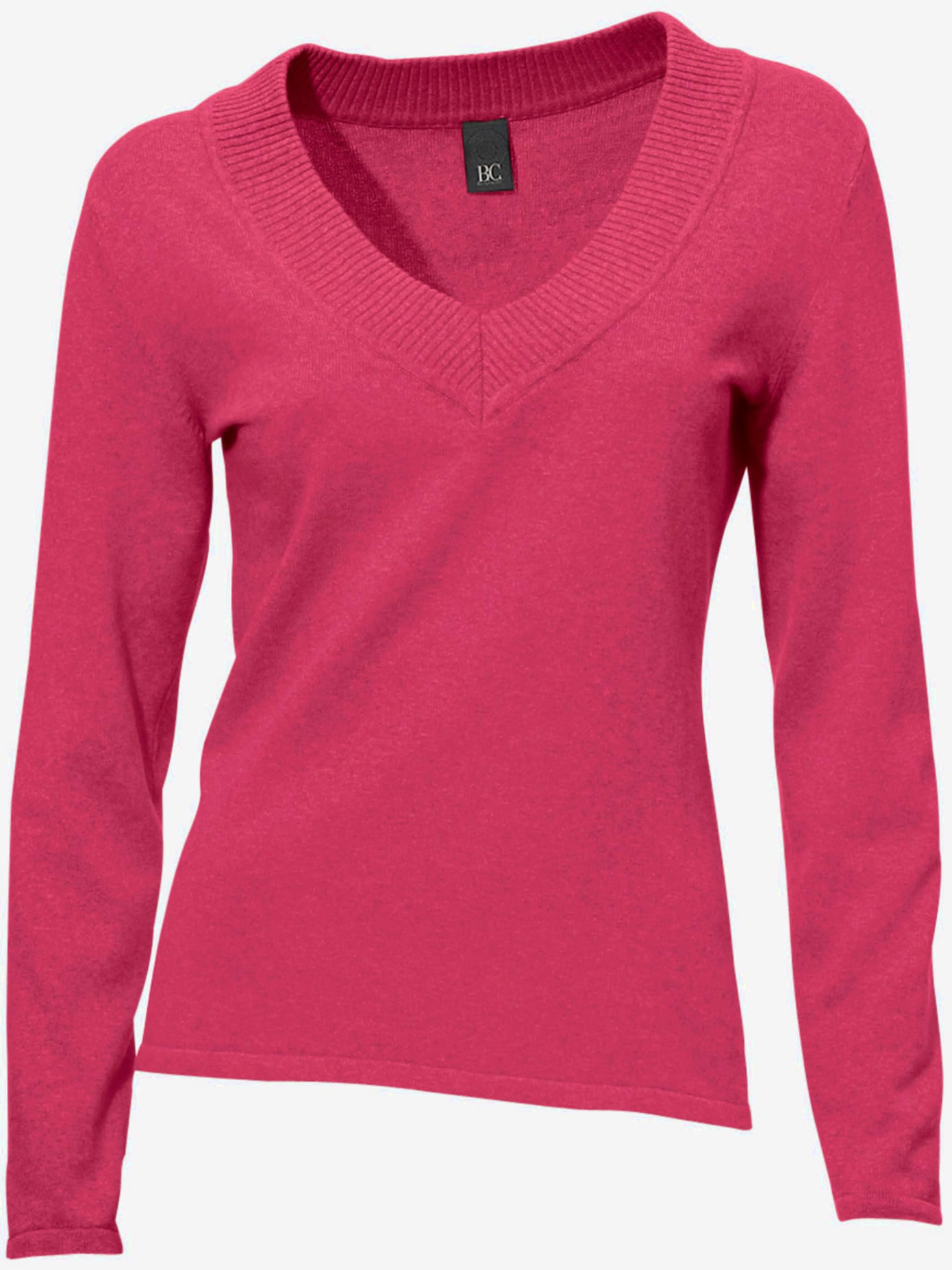 Joli pull basique à encolure en v