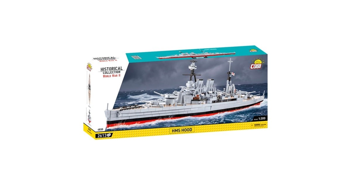 COBIWW2 Historical Collection - HMS HOOD Constructiespeelgoed
