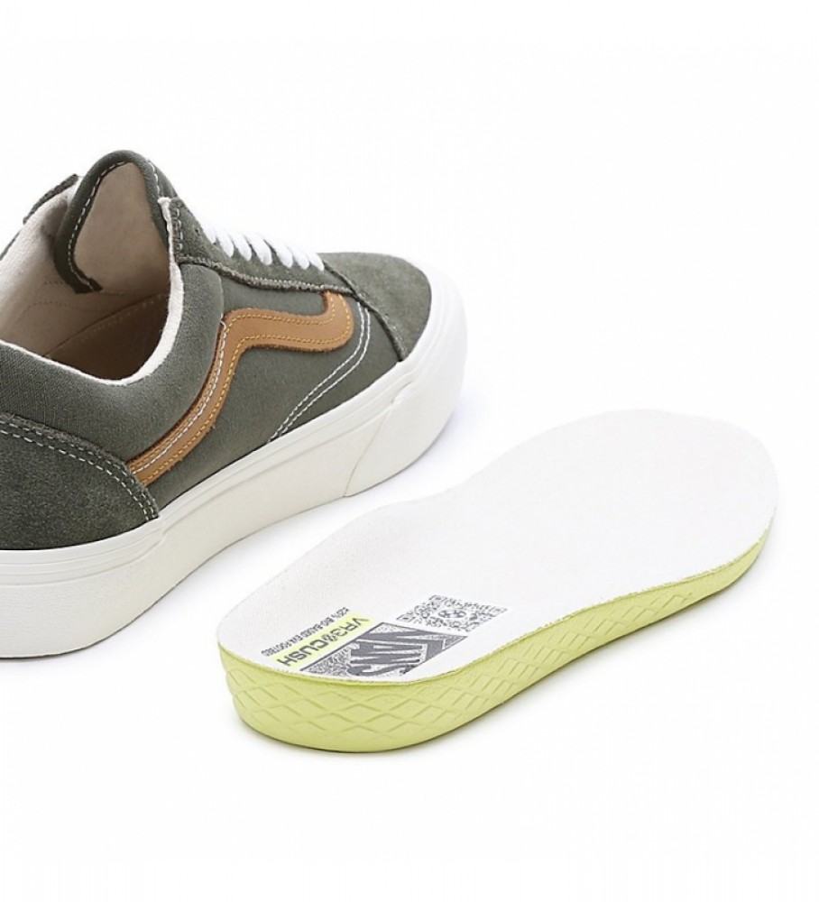 Tênis Vans Old Skool VR3 de couro cinza