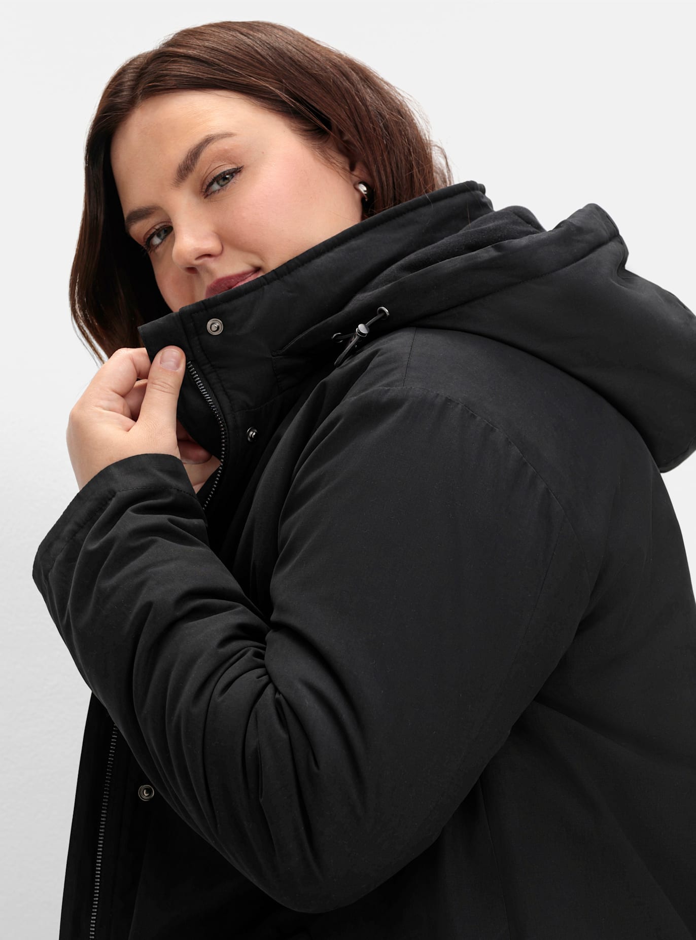 Sheego Parka mit Kapuze