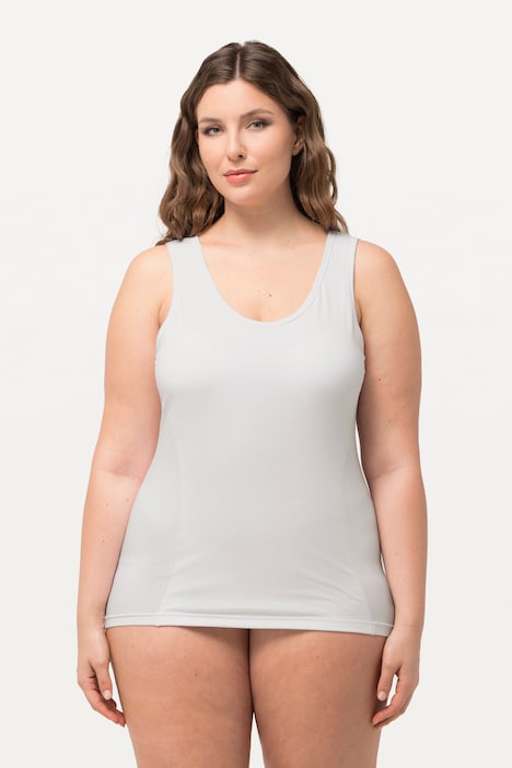 Bodyforming-Unterhemd, breite Träger, Rundhals