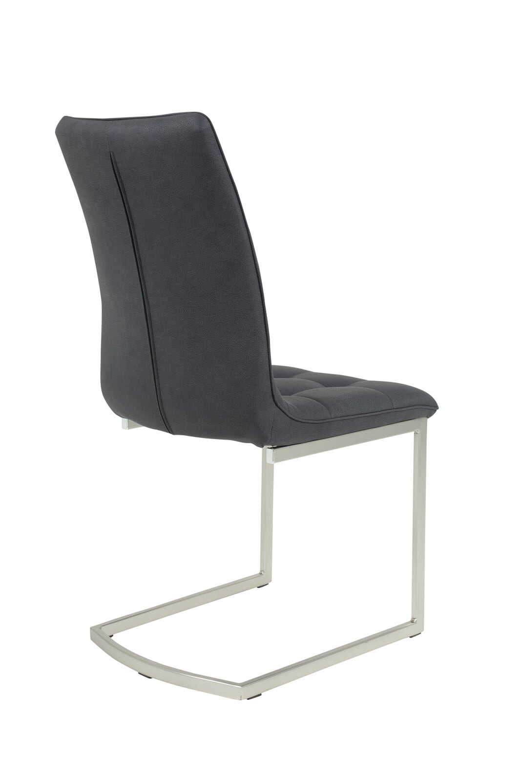 Esszimmerstuhl HURLEY Lederlook anthrazit