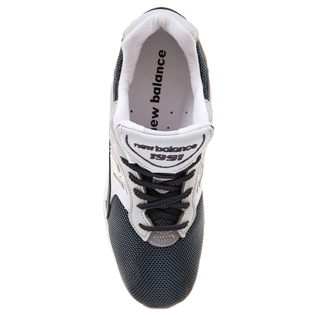 New Balance Baskets lifestyle en Velours de Cuir & Mesh M1991 D made in UK gris/blanc