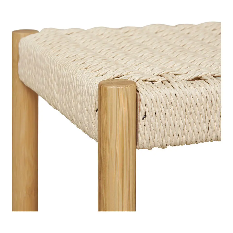 Kledingrek Naturel Bamboe - 14x39x165cm - Ember
