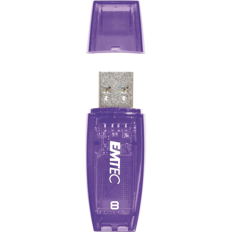 Emtec clé USB C410 8 Go Usb 2.0 (Usb-A) Violet