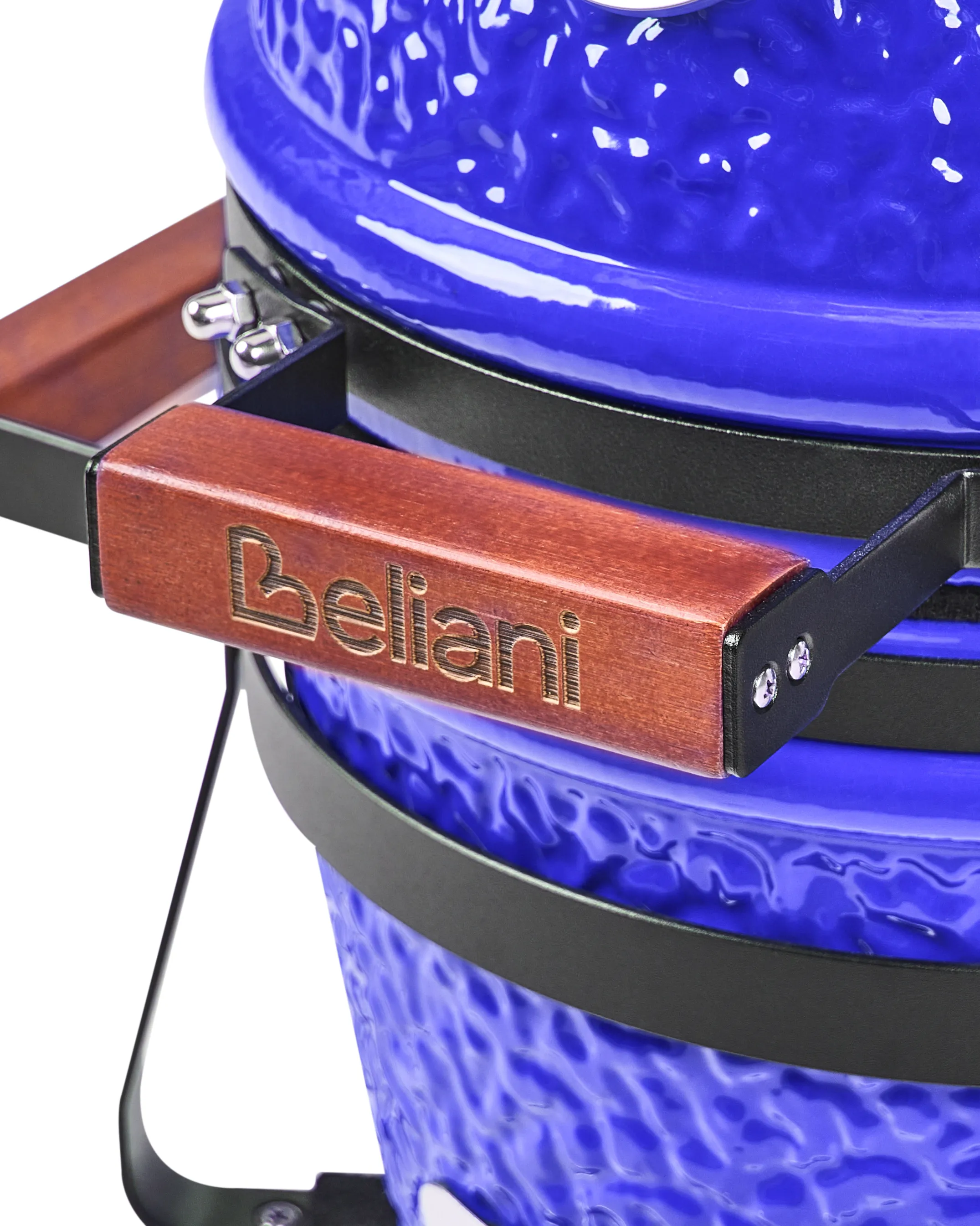 Mini houtskoolgrill KAMADO Keramiek Blauw