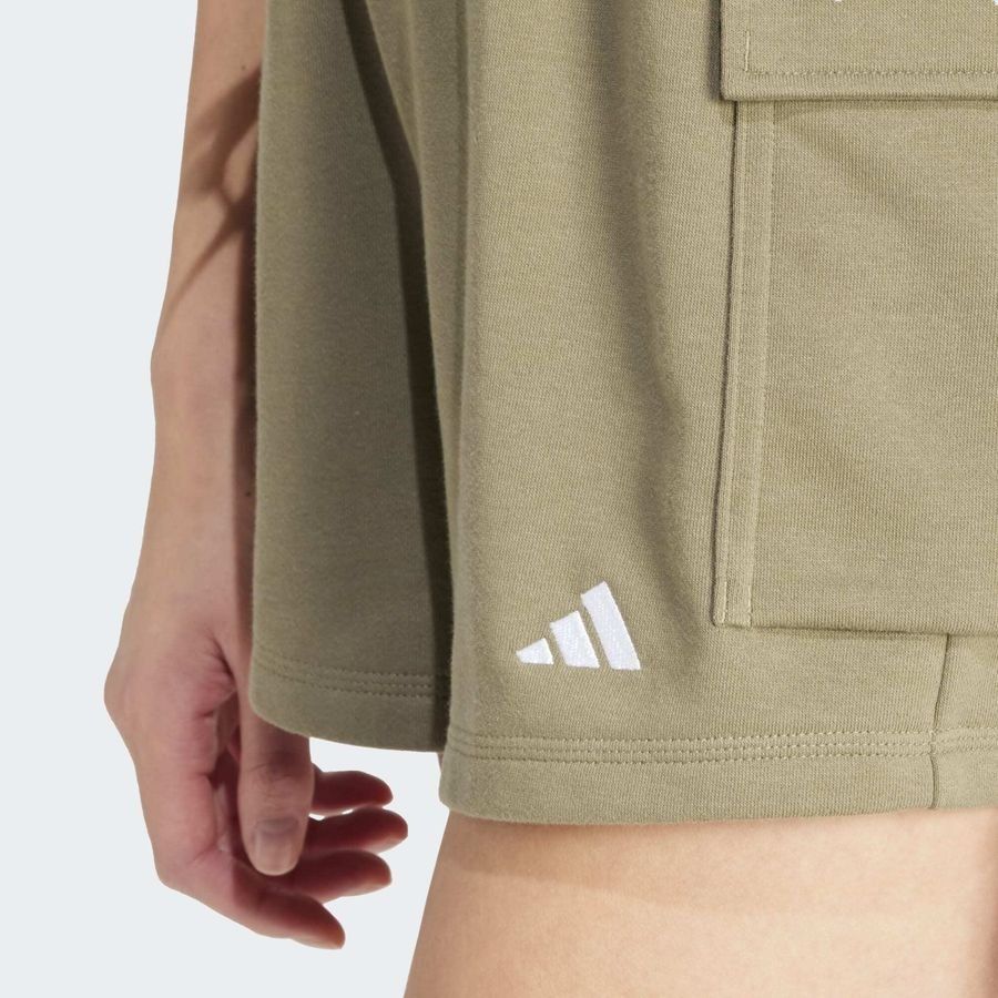 Adidas Short cargo French Terry Petit logo Essentials