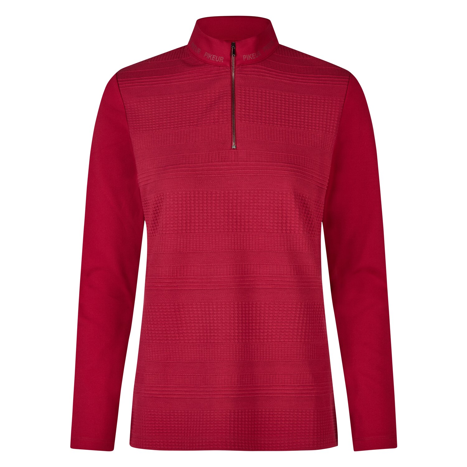 PIKEUR Sports Collection Struktur-Shirt  - rumba red