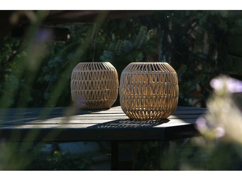 STT Laterne Solar Calm Light Braun Dekorative Solarleuchte