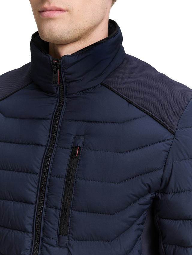 TOM TAILOR Steppjacke ohne Kapuze mit Taschen