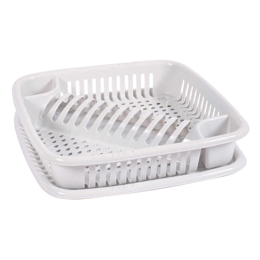Egouttoir évier 12 assiettes avec plateau