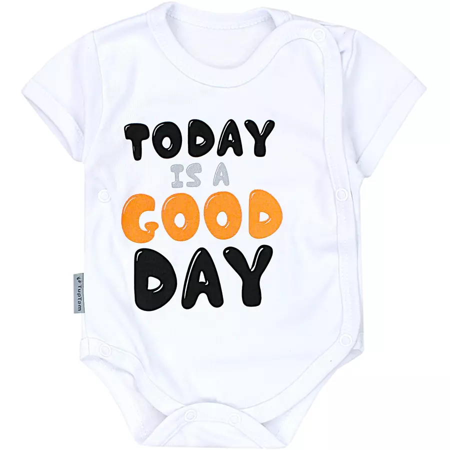 TupTam Baby Jungen Kurzarm Wickelbody 5er Set dunkelblau