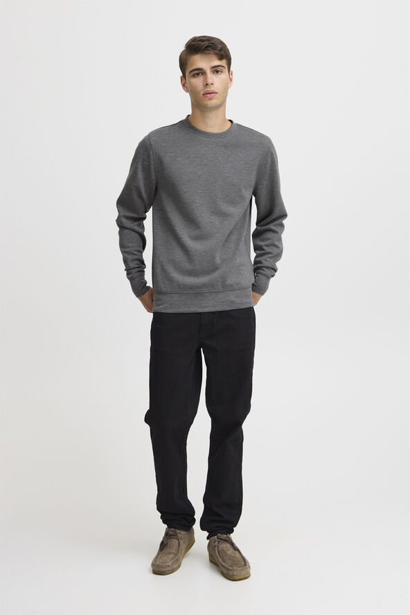 Casual Friday CFSEBASTIAN crew neck sweat Pewter mix