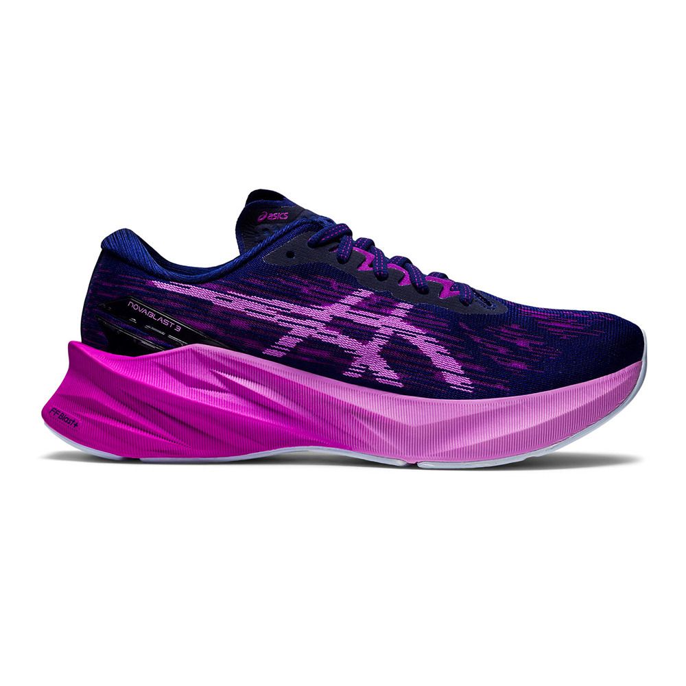 Asics NOVABLAST 3 - Chaussures running Femme dive blue/lavender glow