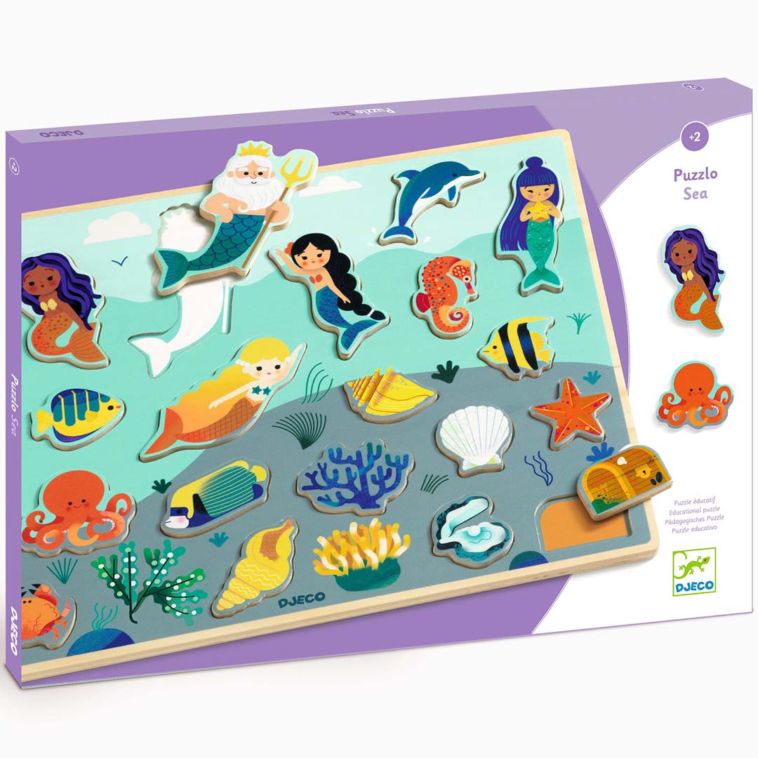 Djeco puzzel zee - 22st