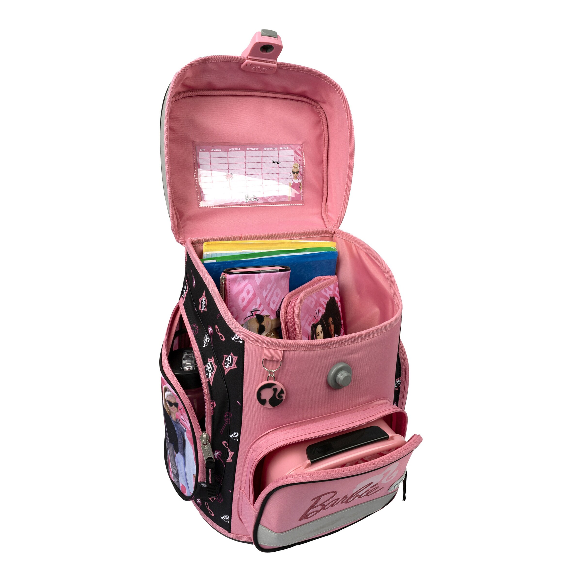 Scooli Schulranzen Set EasyFit, 5-teilig rosa - Barbie