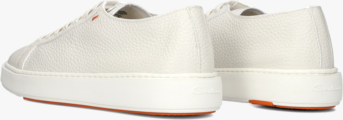 witte santoni sneakers biking