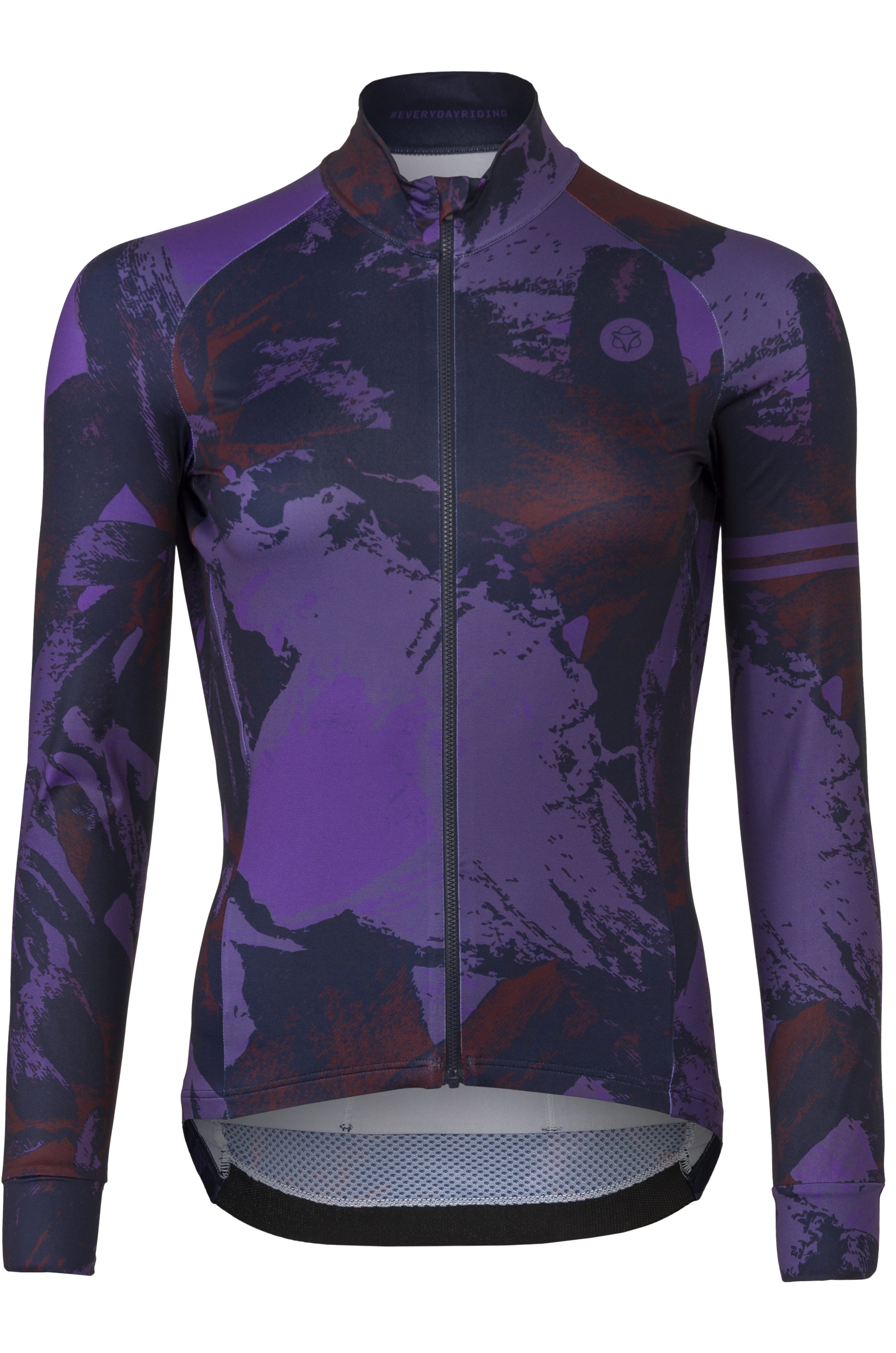 AGU Performance Flower lange mouwen dames fietsshirt - Purple