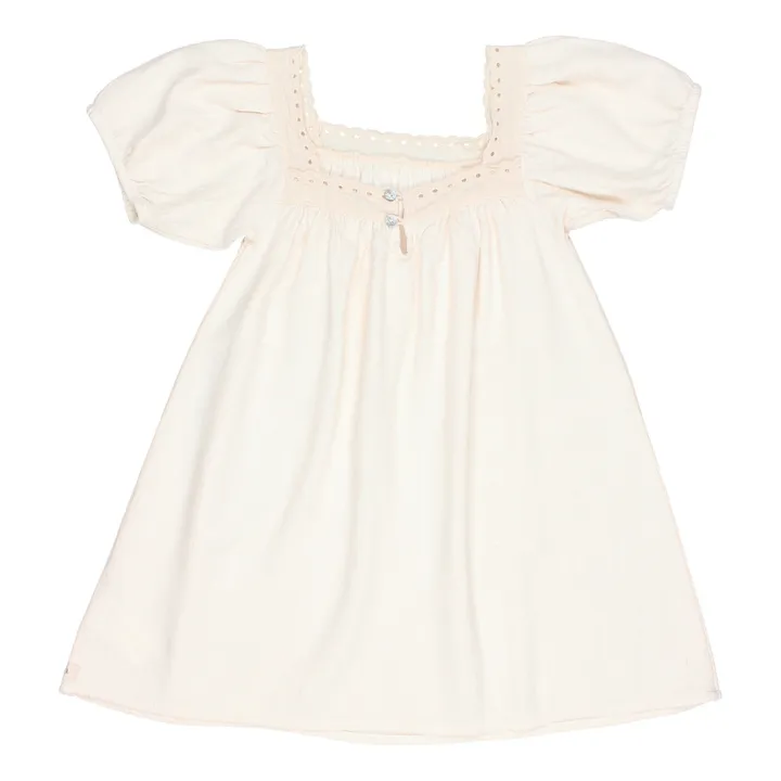 Búho Robe Viscose et Lin | Rose pâle