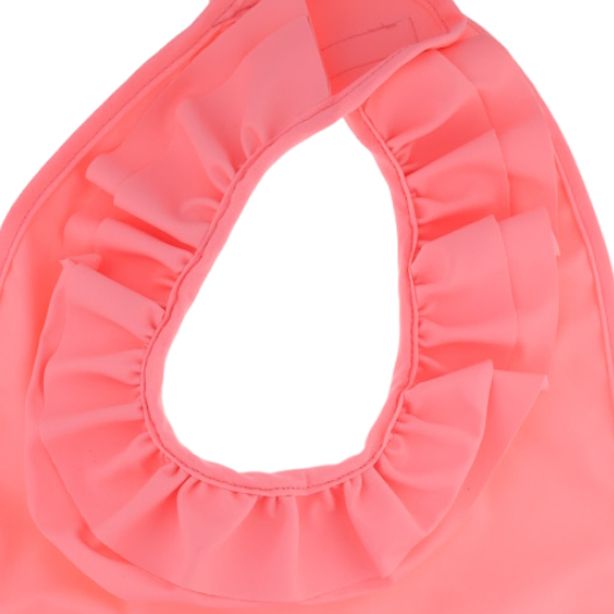 Bavoir froufrou rose Jolie saison