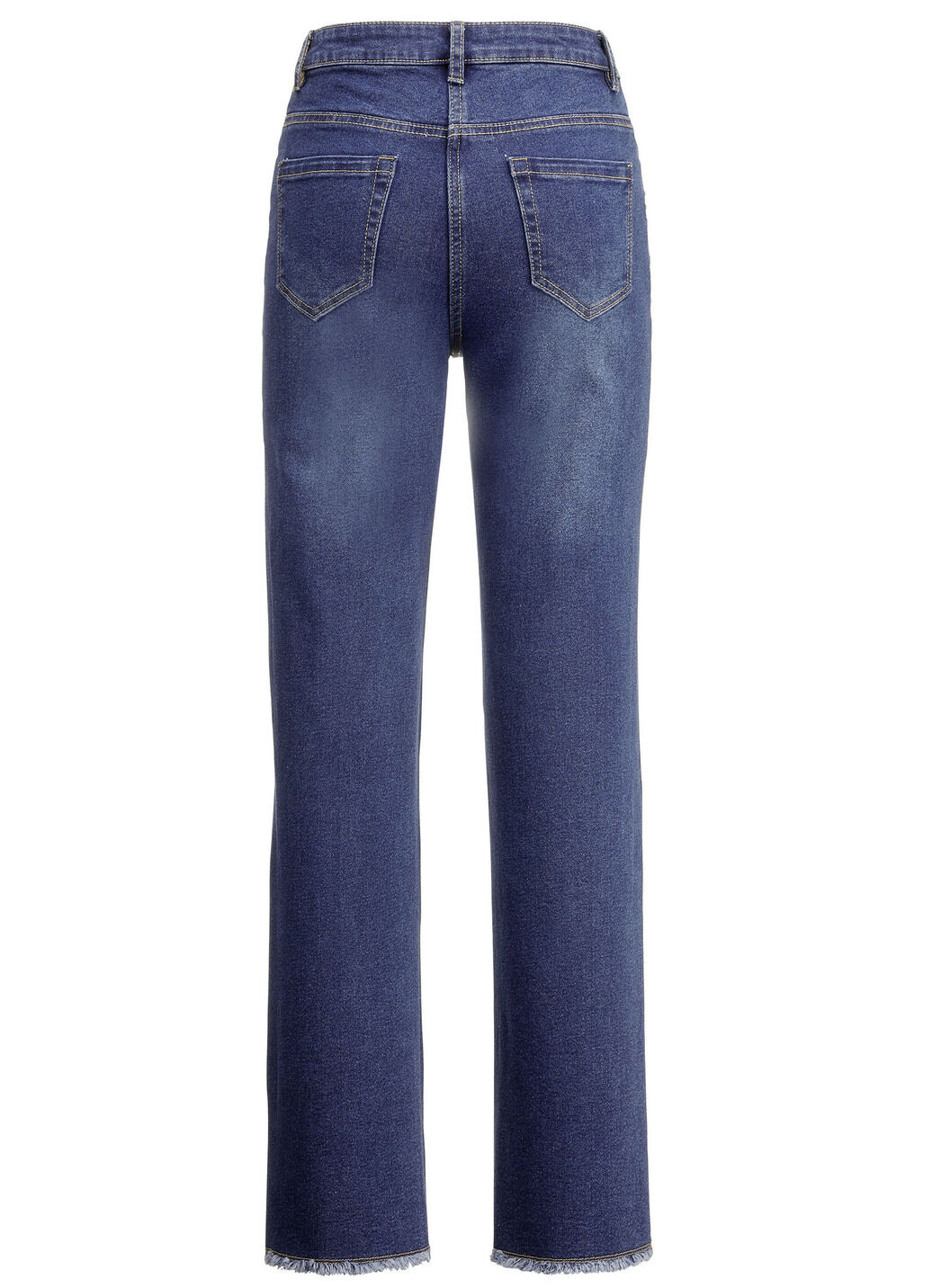 Jeans mit angesagtem Fransensaum