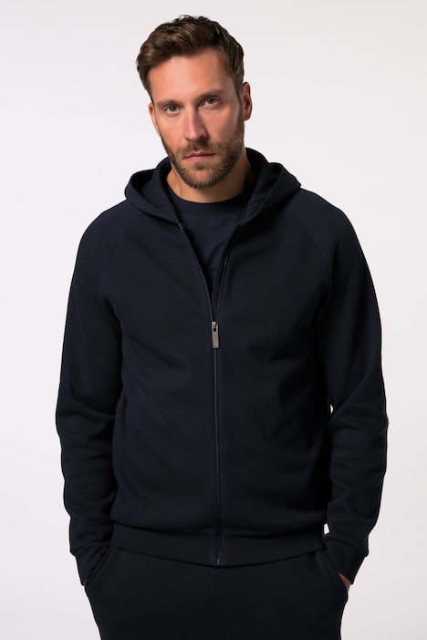 JP AWARE Loungewear-Kapuzenjacke, Nachhaltigkeit, GOTS zertifizierte Biobaumwolle, bis 8 XL