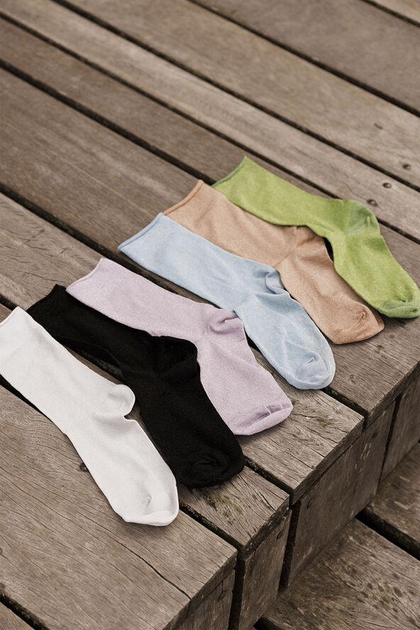 mpWoman Pernille glitter socks Maple sugar