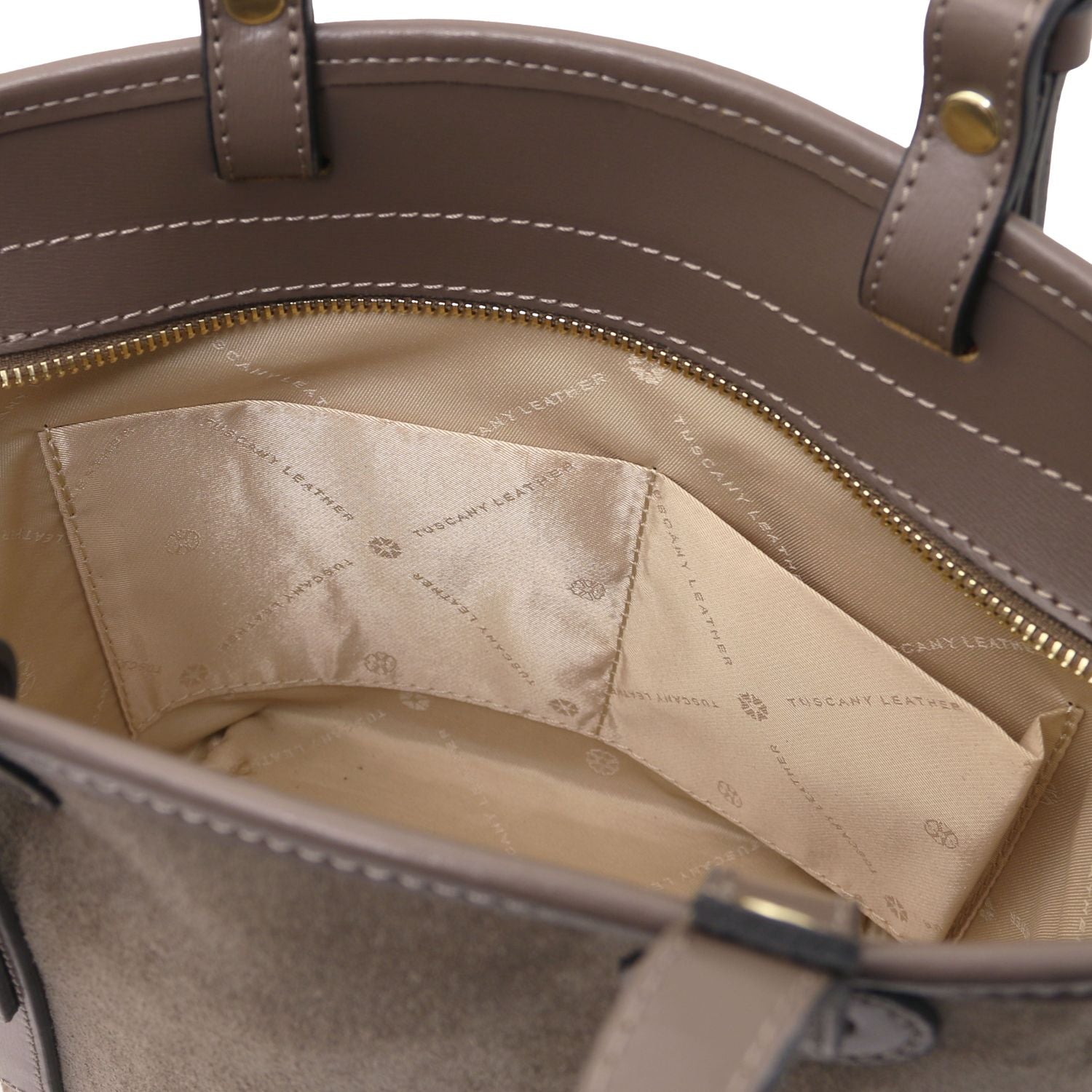 TL142261 – Glacette – Suede leren emmer tas