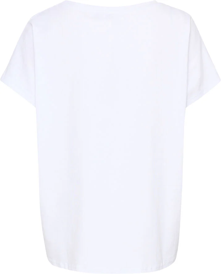 Sorbet SBROCKSTAR TEE 2 Snow white / gold