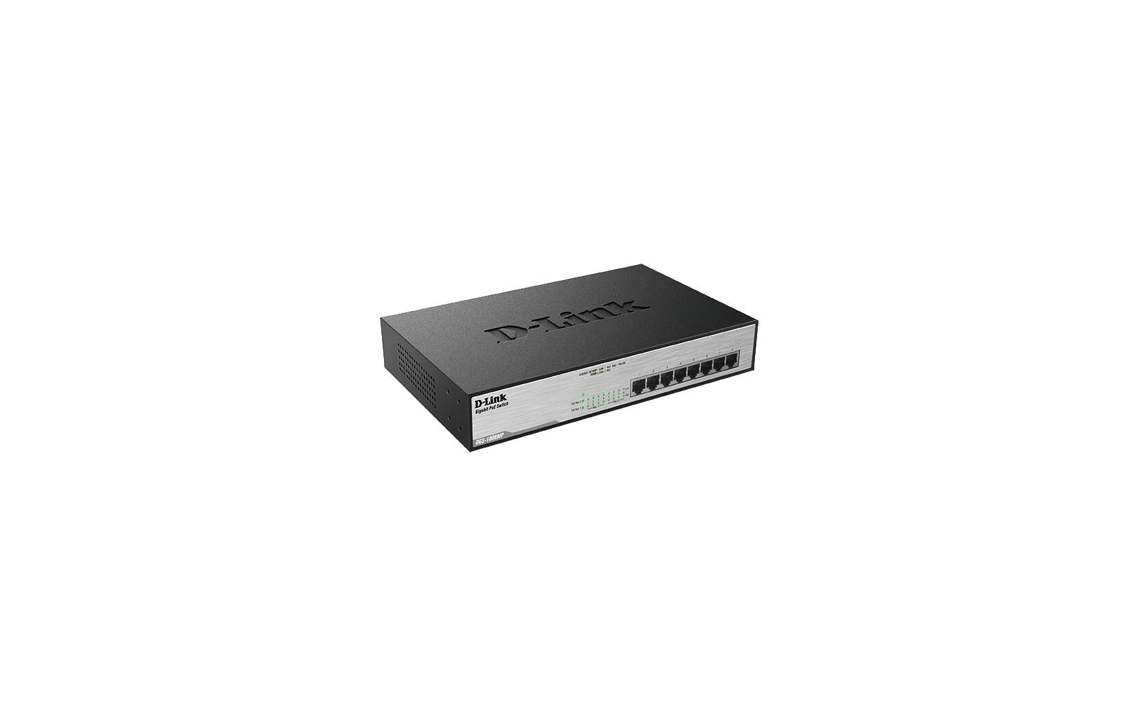 PoE+ Switch DGS-1008MP 8 Port<br>Unmanaged