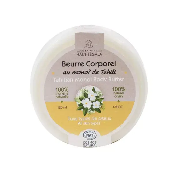 Haut-Ségala Beurre Corporel au Monoi de Tahiti 120ml