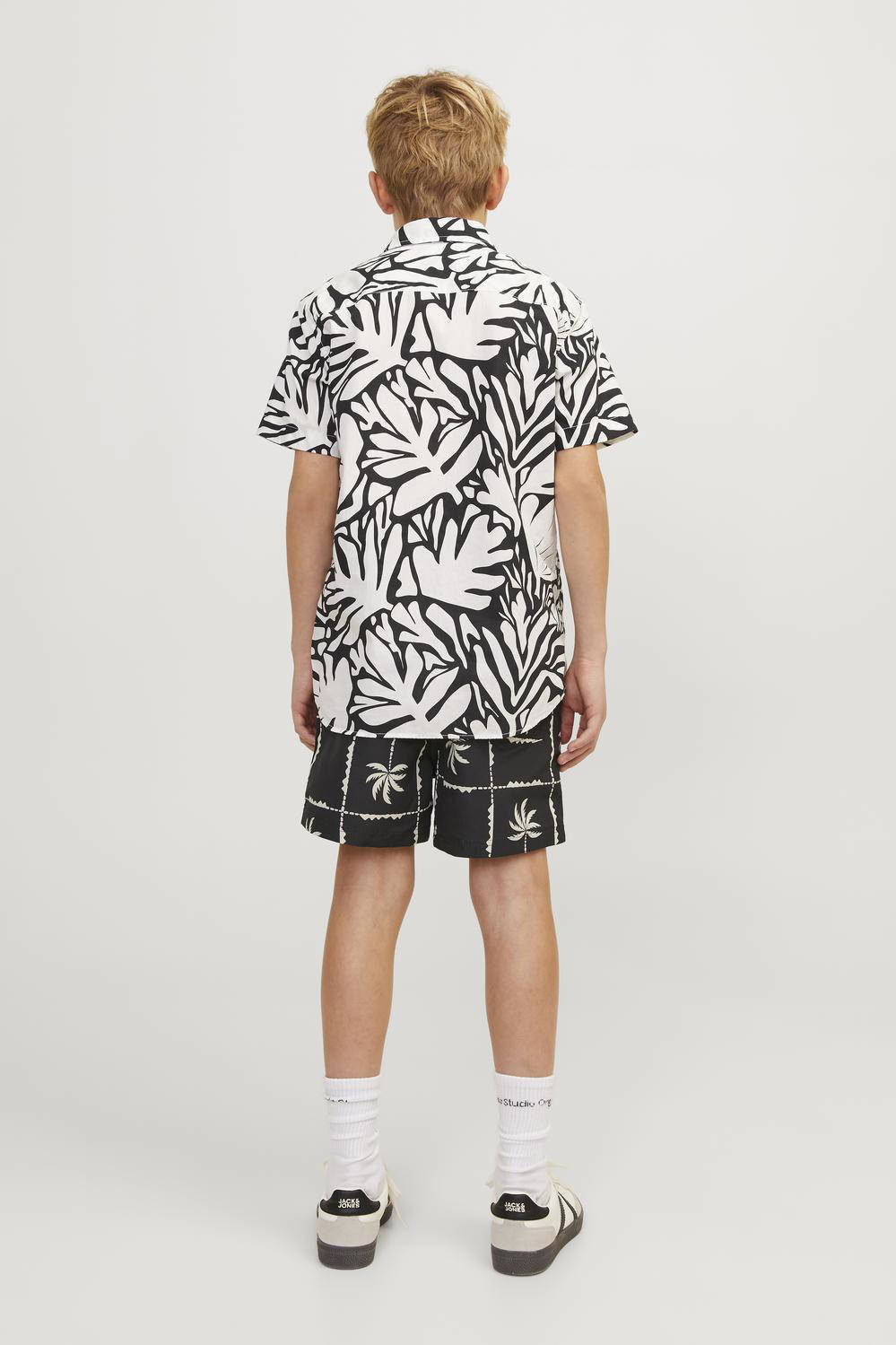 JACK & JONES zwemshort JPSTFIJI zwart/grijs