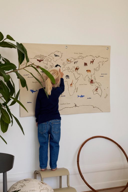 Ferm Living The World Textile poster 70x100