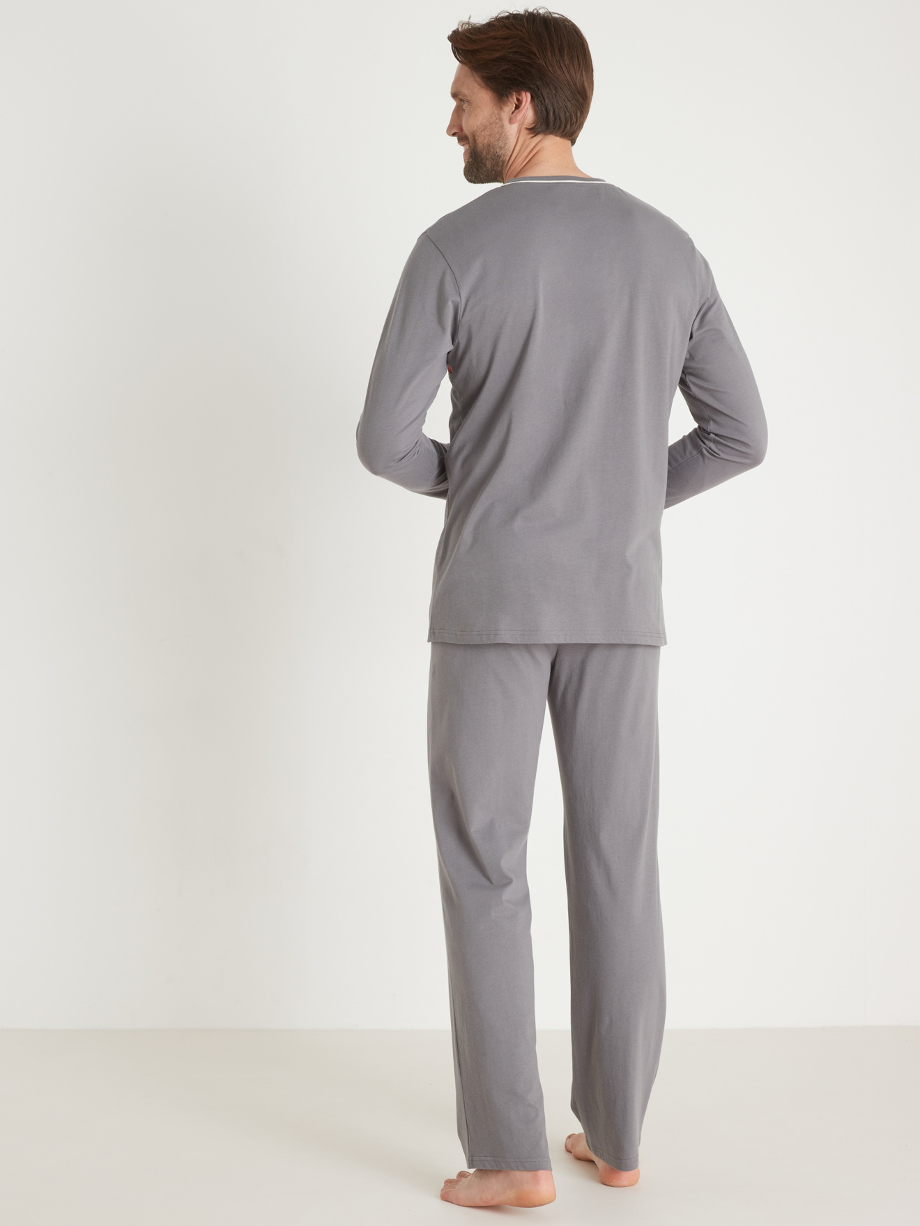 Pyjamas jersey pur coton lot de 2