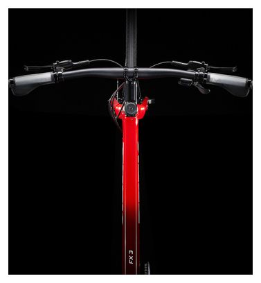 Vélo Fitness Trek FX 3 Disc Shimano Deore 10V 700 mm Rouge Viper