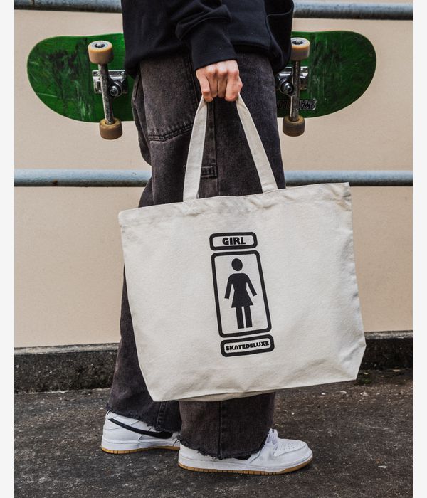 skatedeluxe x Girl Tote Tasche (white black)