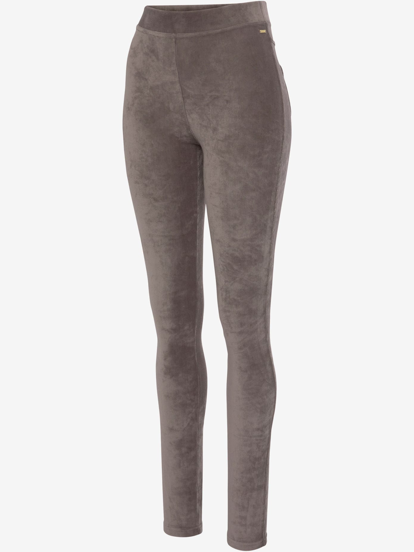 Legging basique en velours côtelé