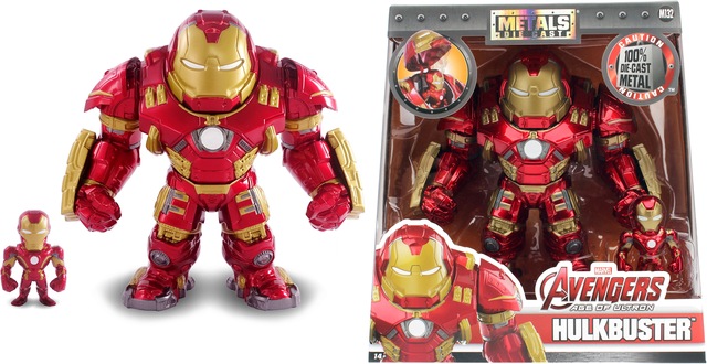JADA Actionfigur »Marvel Hulkbuster + Ironman Figur« aus Metall