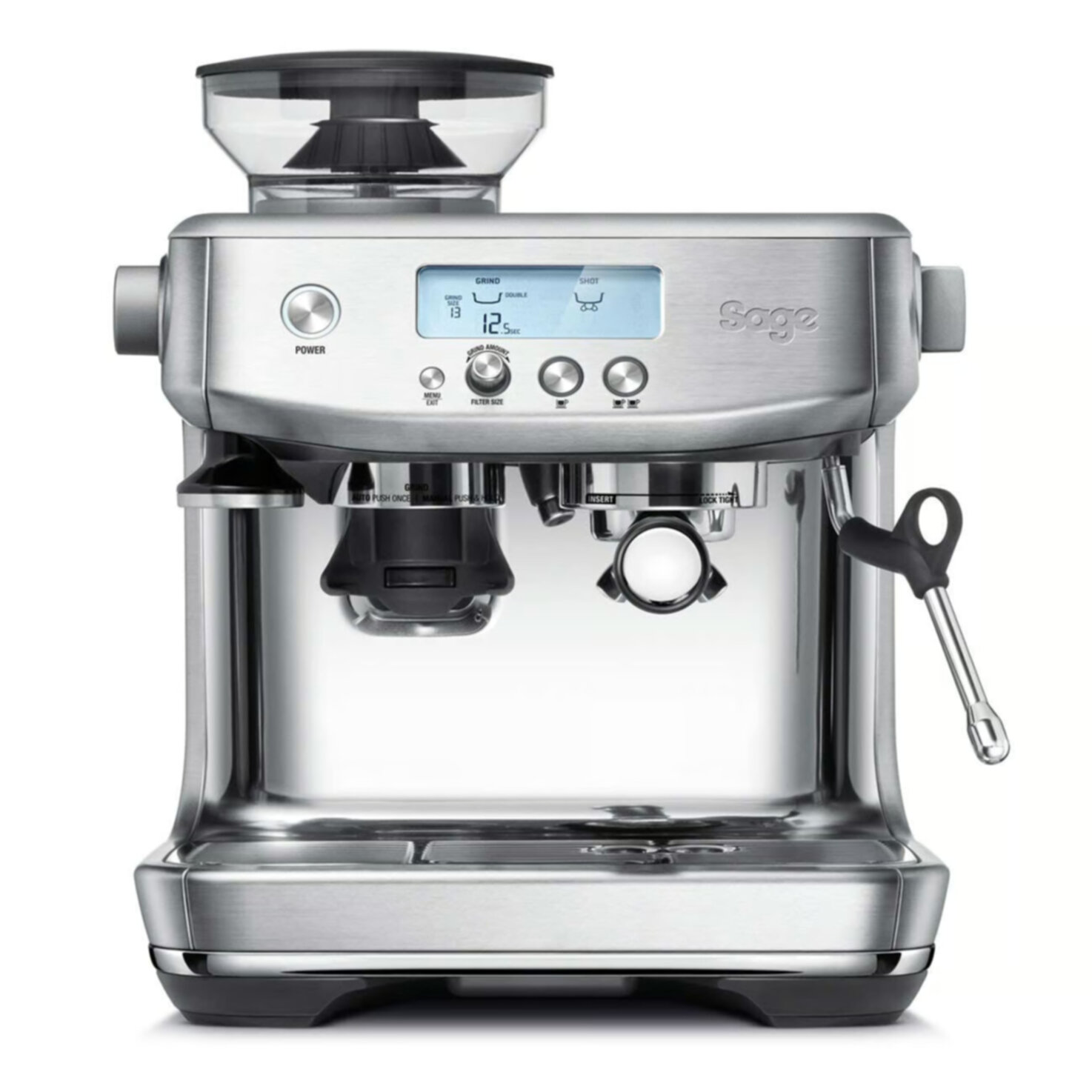 Sage Siebträgermaschine Barista Pro Stainless Steel