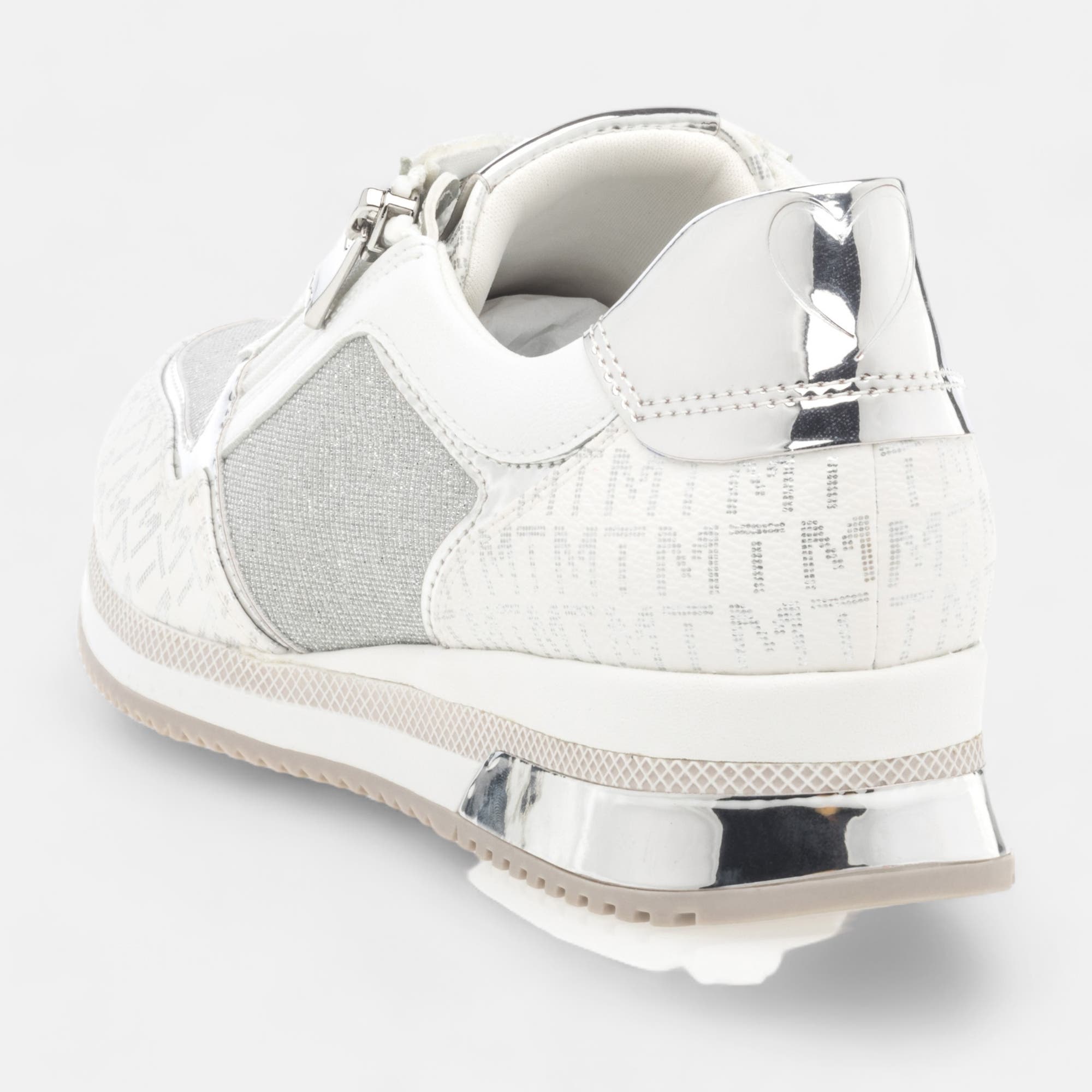 Baskets basses Femme argent