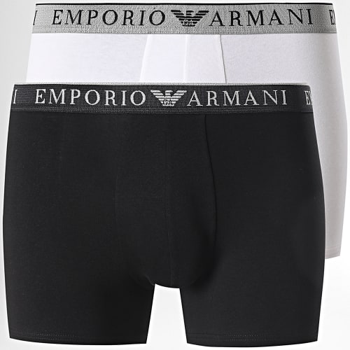 Lot De 2 Boxers 111769 Noir Blanc