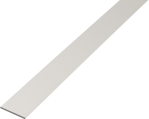 Platte aluminium staaf, zilver, 30x2 mm, 1 m