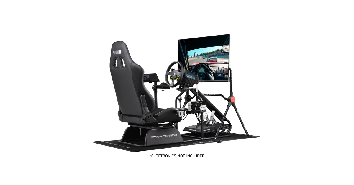 Next Level RacingGTRacer 2.0 racing simulator  (Zwart)