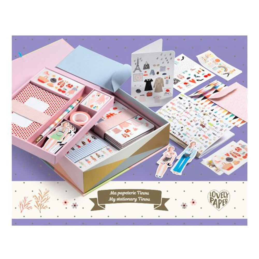 Køb Djeco Coffret Createur My Stationnery Tinou